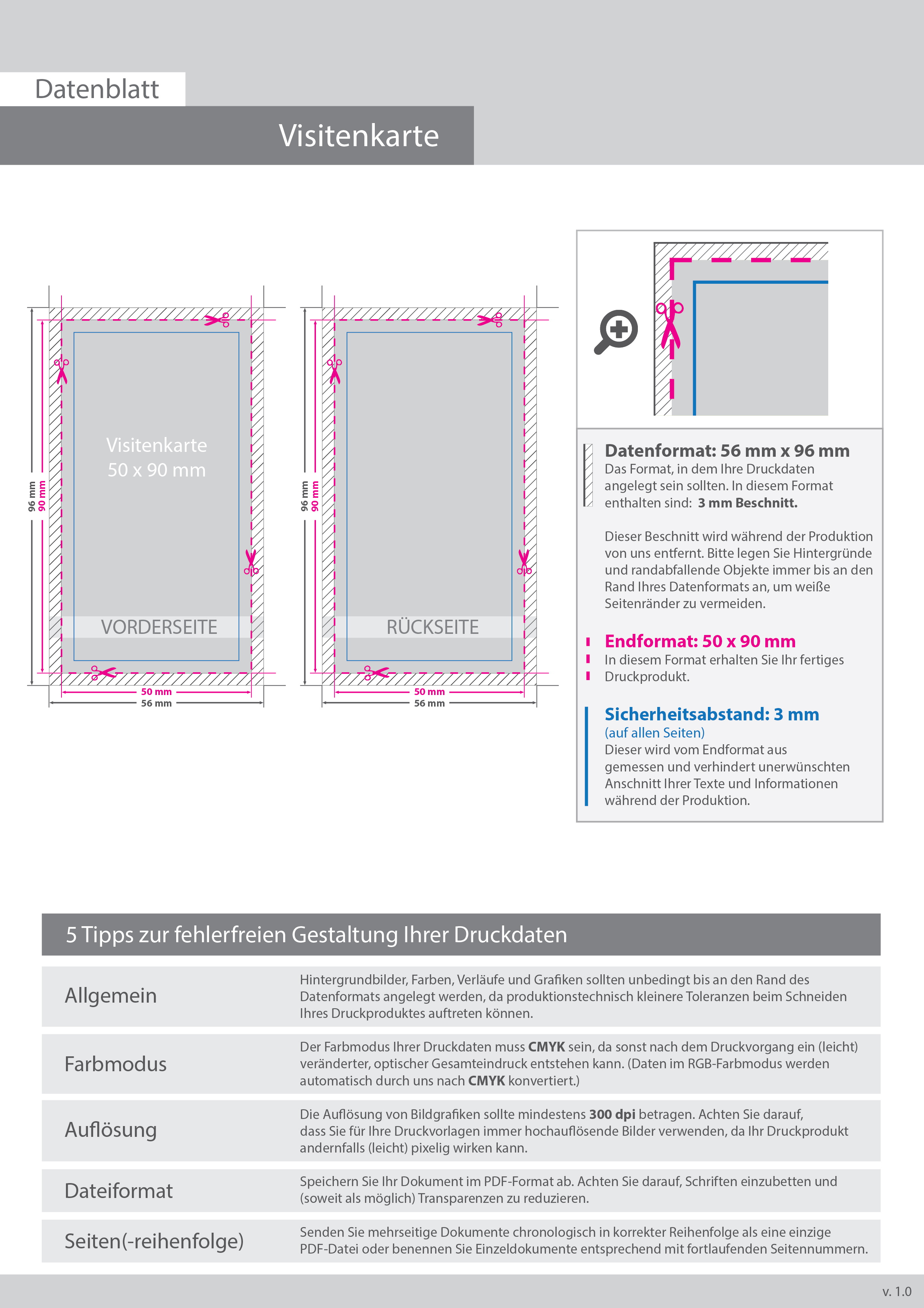 Product Bild multiloft-visitenkarten_hoch_50_x_90_mm_einseitig_folienkaschiert_matt_und_einseitiger_hei__folienpr__gung_silber__4_4_farbig_(beidseitiger_druck)
