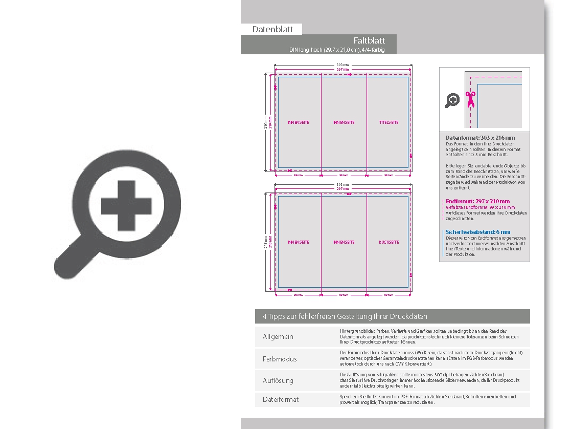 Product Bild faltblatt__gefalzt_auf_din_lang__6-seiter_(zickzackfalz)__beidseitig_bedruckt_(4_4_farbig_+_1_sonderfarbe_hks)