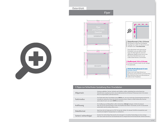 Product Bild neonflyer_rot_quadrat_21_0_cm_x_21_0_cm